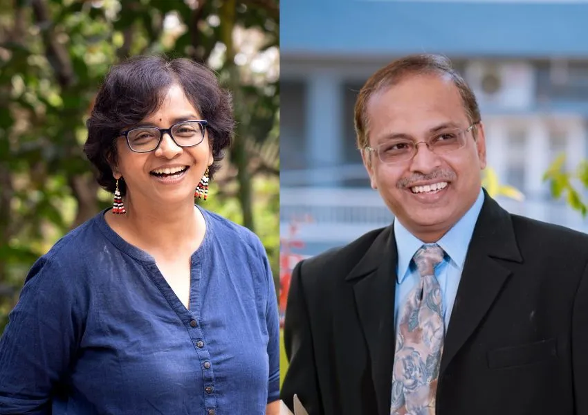 Photo of Shanti Raghavan and Dipesh Sutariya